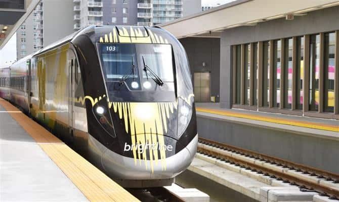 Trem Miami Orlando de alta velocidade será inaugurado em breve