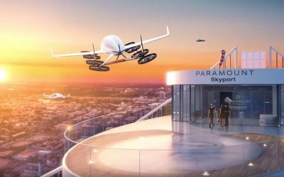 Paramount Skyport transportará residentes em super drones