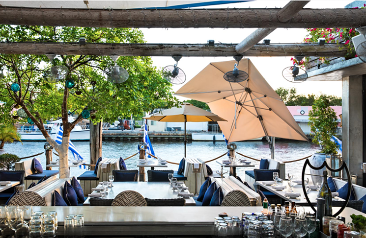 Dock-and-Dine:  Restaurantes à beira d'água em Miami